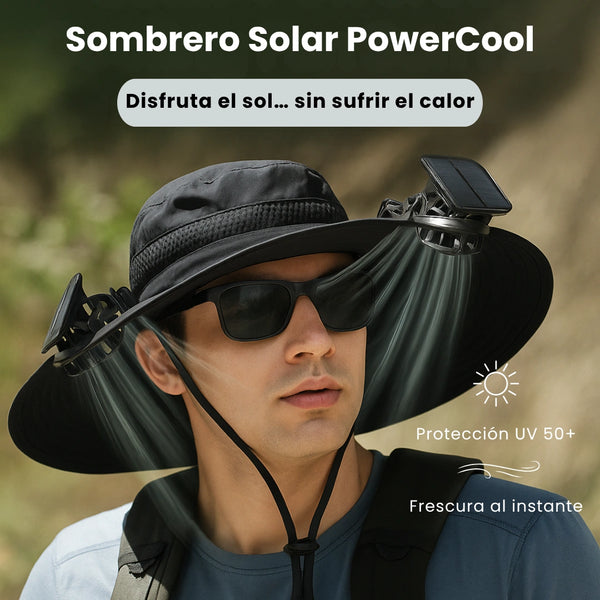 SOMBRERO SOLAR CON VENTILADORES DUALES